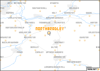 map of North Bradley