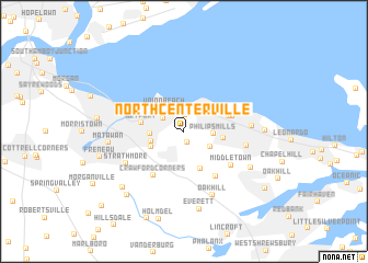 map of North Centerville