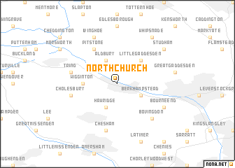 map of Northchurch