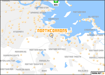 map of North Commons