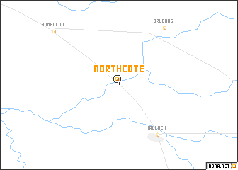 map of Northcote