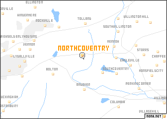 map of North Coventry
