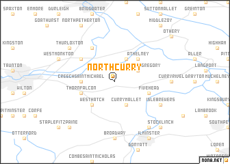 map of North Curry