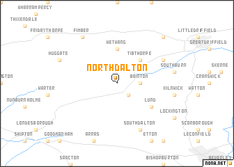 map of North Dalton