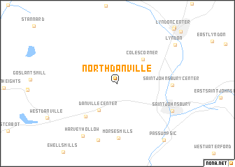 map of North Danville