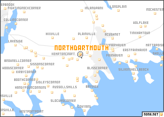 map of North Dartmouth