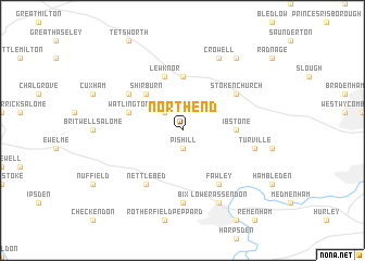 map of Northend