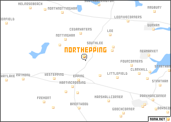 map of North Epping