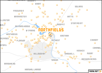 map of Northfields