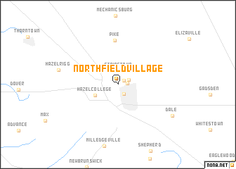 map of Northfield Village