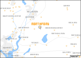 map of Northford