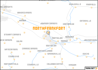 map of North Frankfort