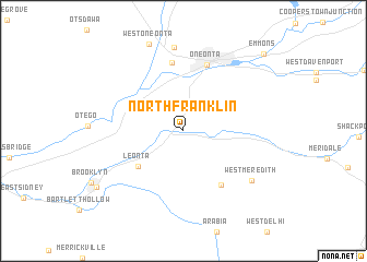 map of North Franklin