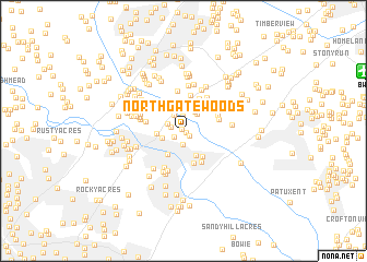 map of Northgate Woods