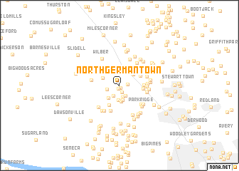 map of North Germantown