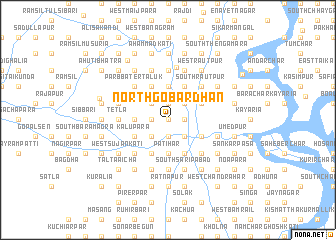 map of North Gobardhan