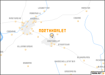 map of North Hamlet