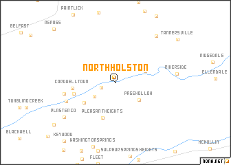 map of North Holston