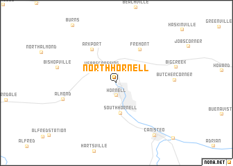 map of North Hornell