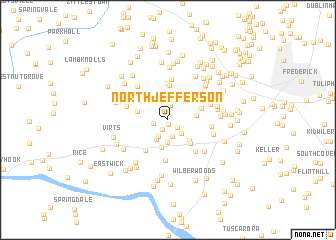 map of North Jefferson