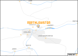 map of North Lewiston