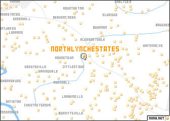 map of North Lynch Estates