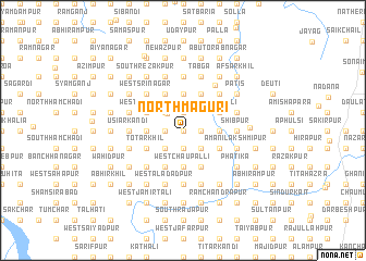 map of North Māguri