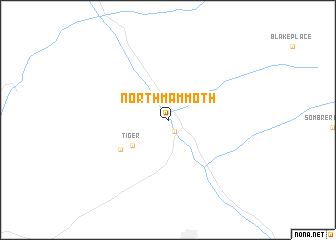 map of North Mammoth