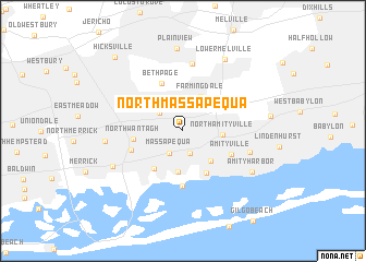 map of North Massapequa