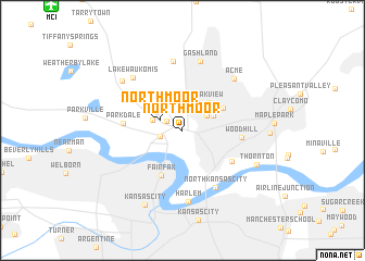 map of Northmoor