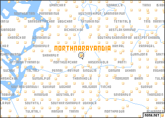 map of North Nārāyandia