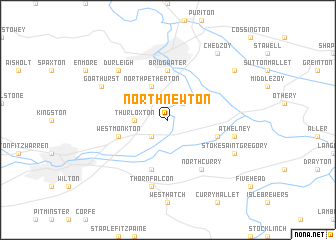 map of North Newton