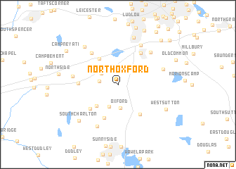 map of North Oxford