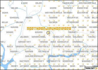 map of North Pānjipuhāripāra