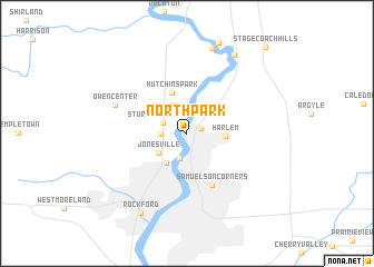 map of North Park