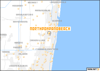 map of North Pompano Beach