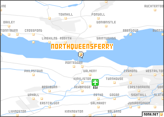 map of North Queensferry