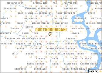 map of North Rāmsiddhi