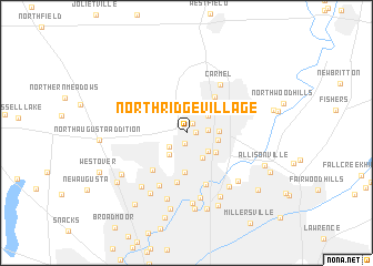 map of North Ridge Village