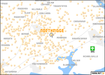 map of Northridge
