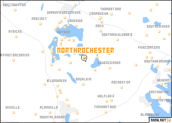 map of North Rochester