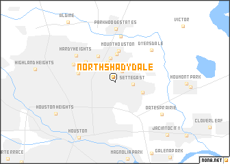 map of North Shadydale