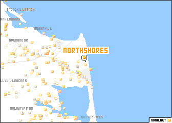 map of North Shores