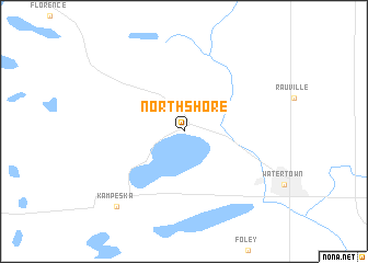 map of North Shore