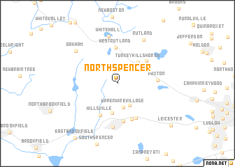 map of North Spencer