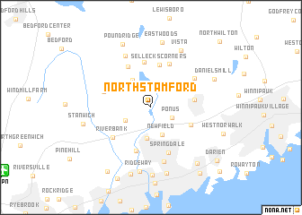 map of North Stamford