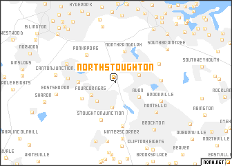 map of North Stoughton