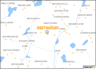 map of North Union