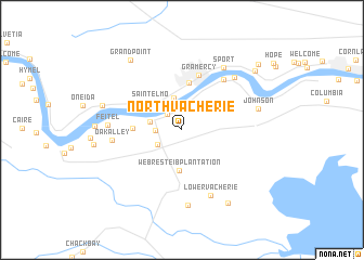 map of North Vacherie