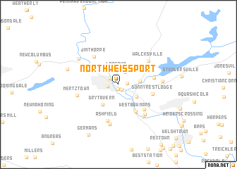 map of North Weissport